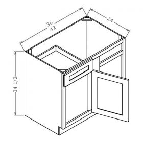 Shaker Blue Blind Bases