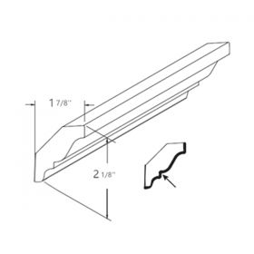 Shaker Gray Crown Moulding