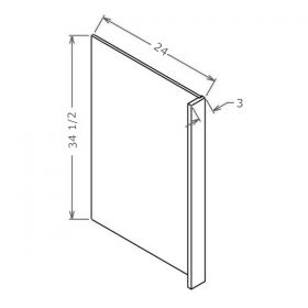 Aspen Charcoal Dishwasher Return Panels-DWR3