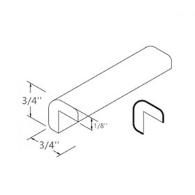 Shaker Gray Outside Corner Mouldings-OCM