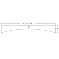 Shaker White Valances